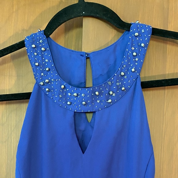 NWT Francesca’s royal blue cut out dress - Picture 4 of 5